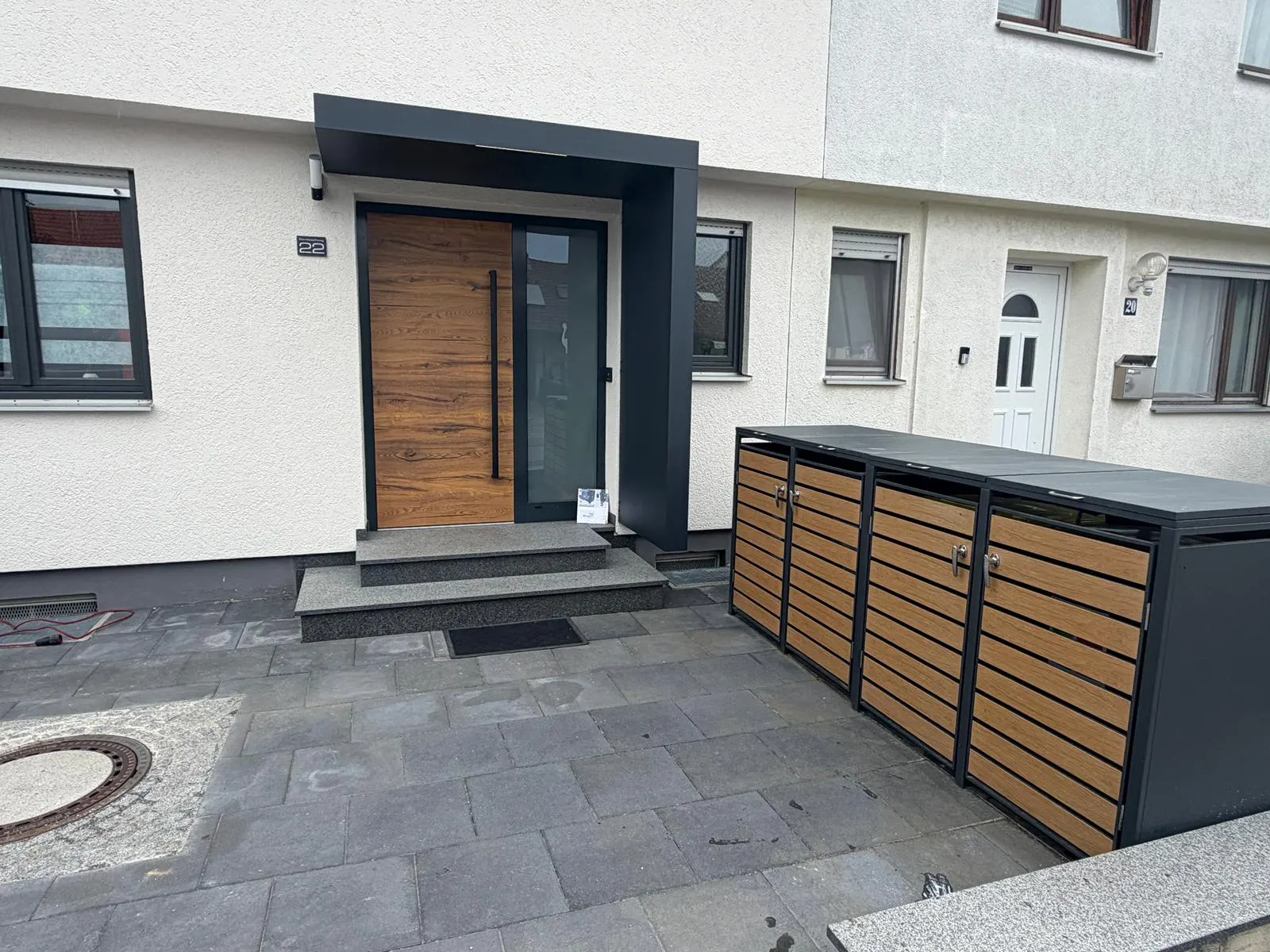 Eingangsüberdachung Obermeitingen modern und hochwertig