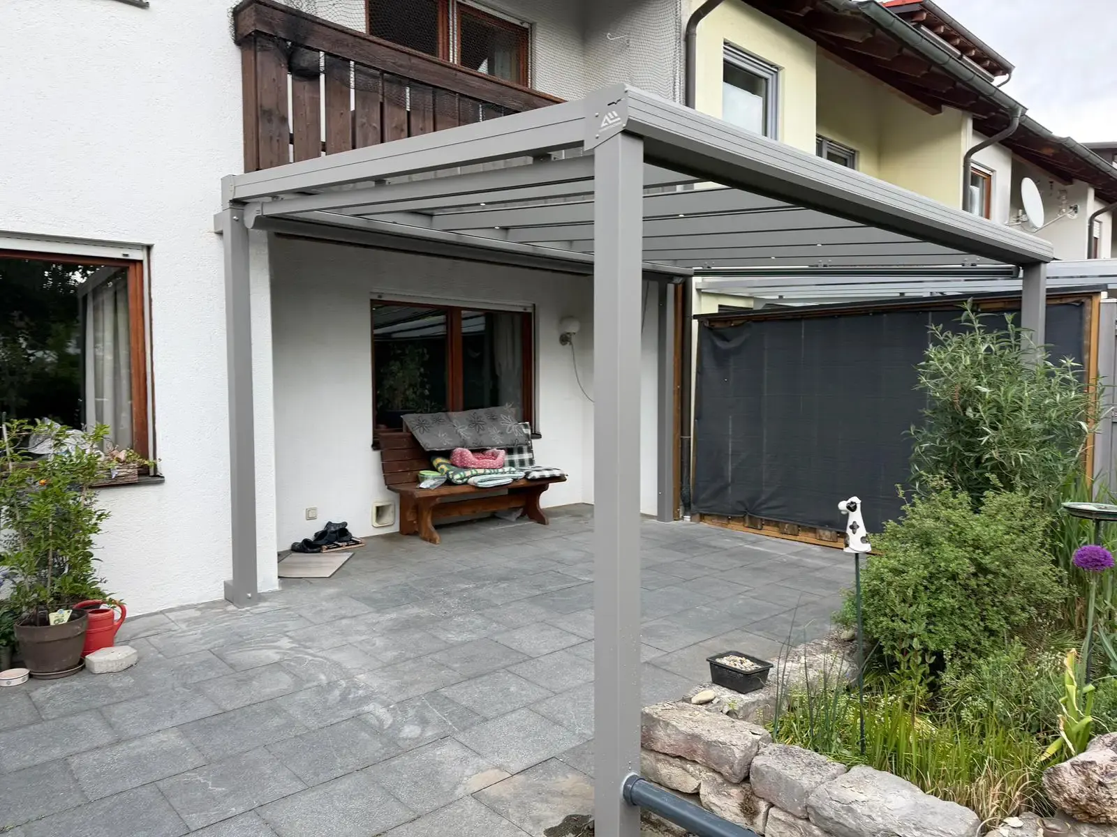 Freistehende Terrassenüberdachung aus Aluminium in Kaufering bei Landsberg am Lech